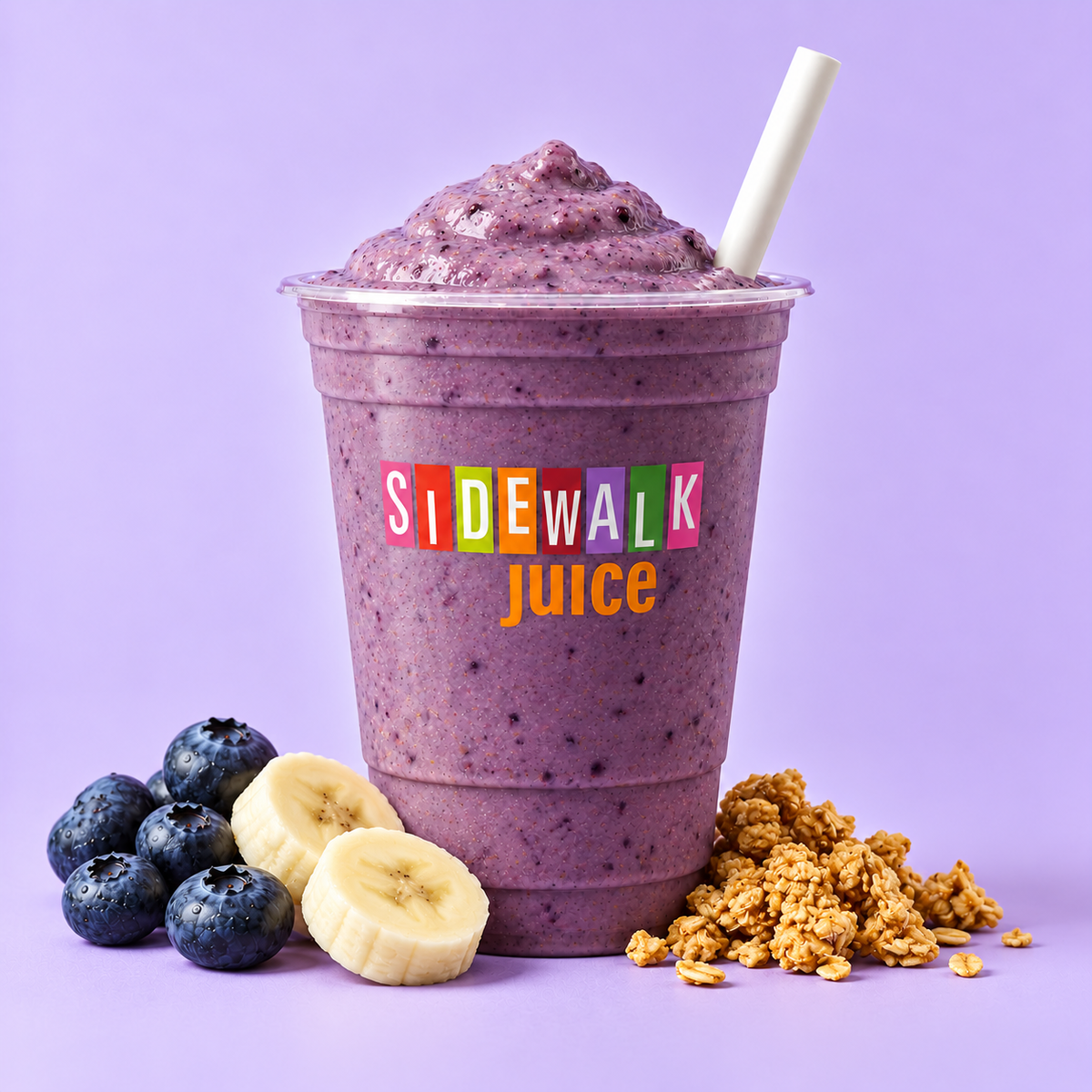 Blueberry Granola smoothie