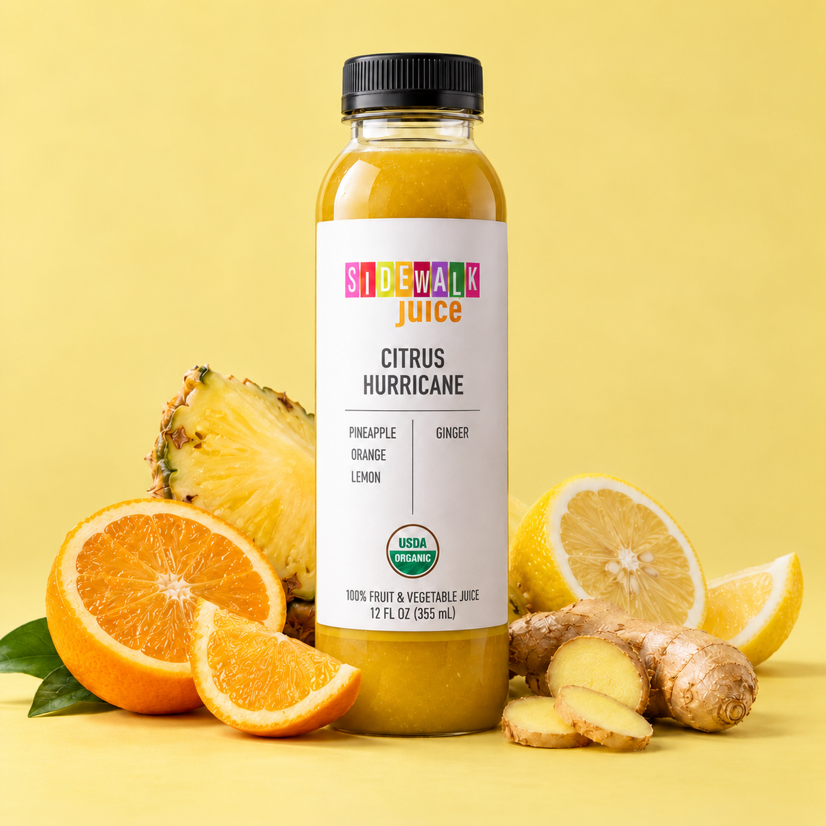 Citrus Hurricane organic bottled juice