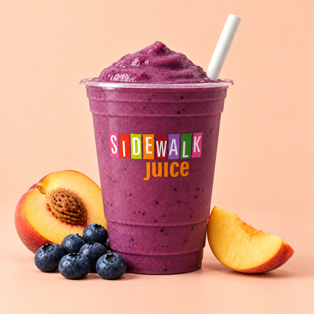 Peach Blueberry smoothie