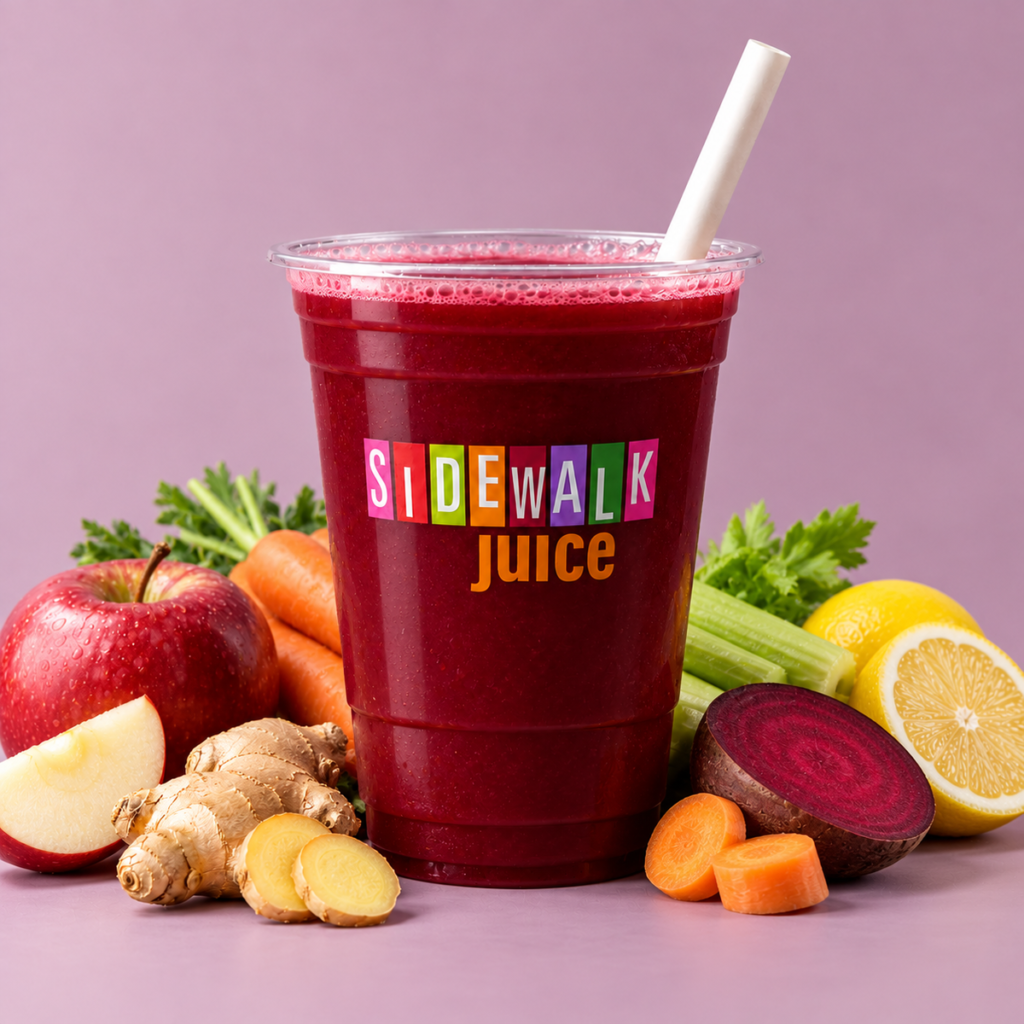 Purple Energy fresh juice
